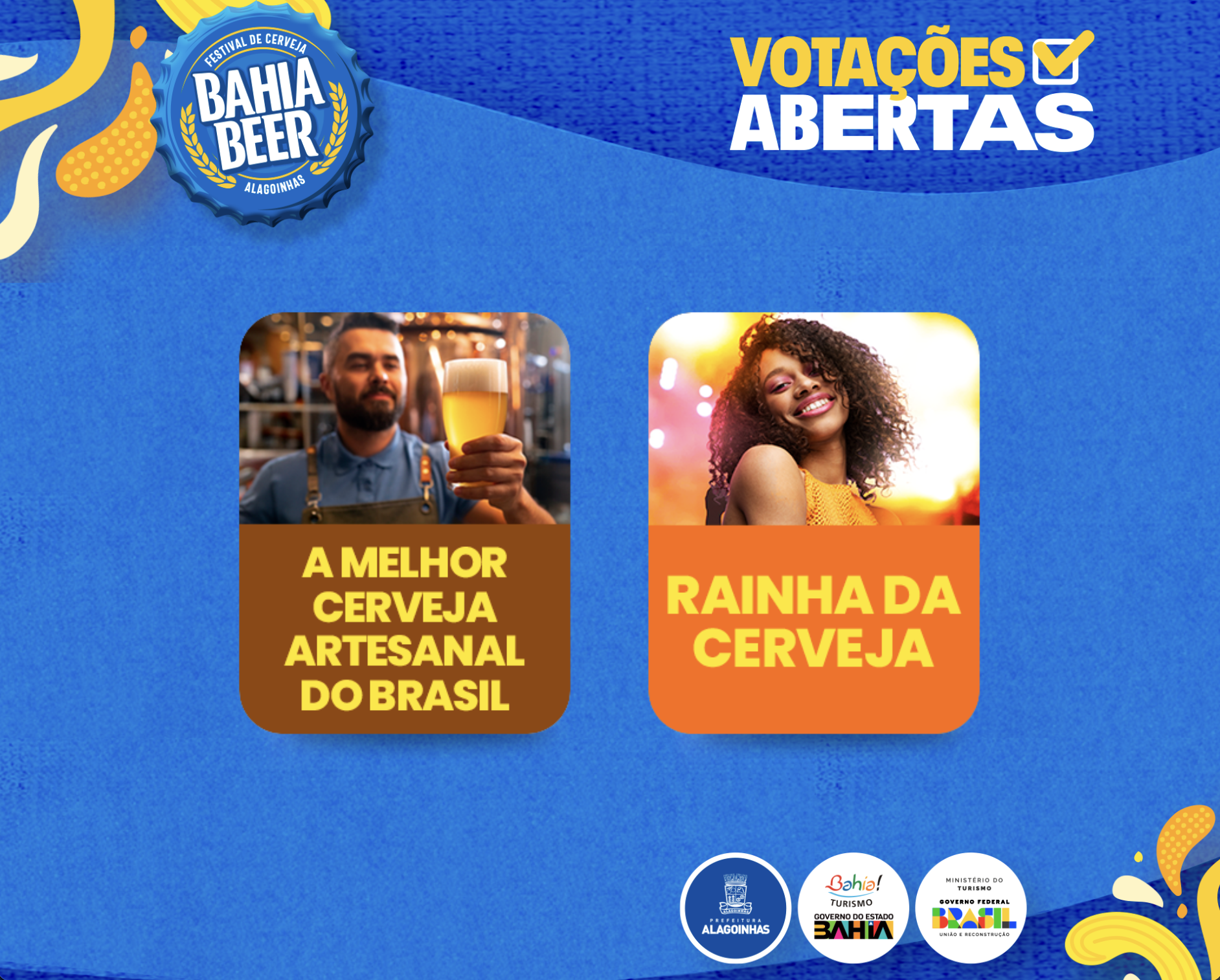 Você está visualizando atualmente Aberta votação para eleger Rainha da Cerveja e Melhor Cerveja Artesanal do Bahia Beer