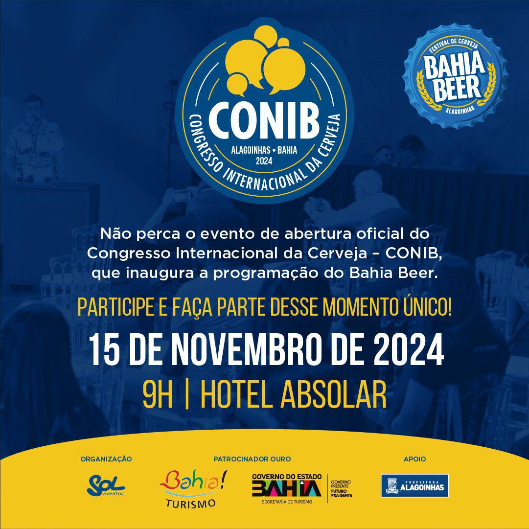 Você está visualizando atualmente Cerimônia oficial do Congresso Internacional da Cerveja é nesta sexta-feira